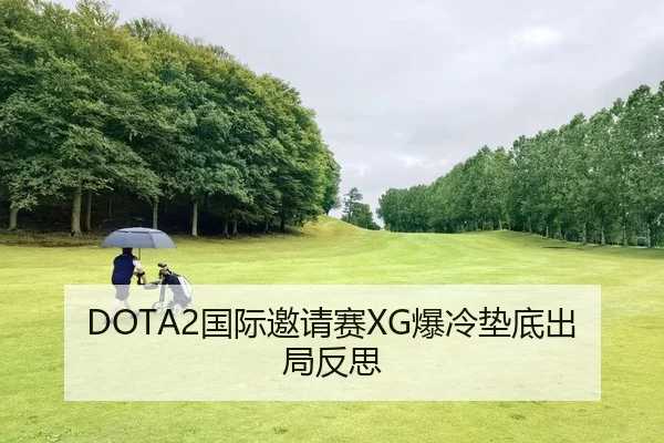 DOTA2国际邀请赛XG爆冷垫底出局反思